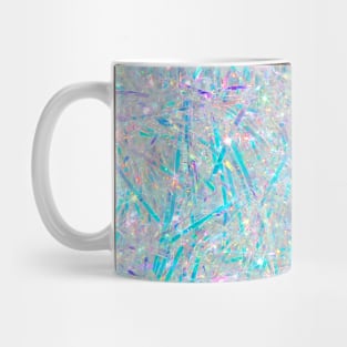 Abstract white crystals Mug